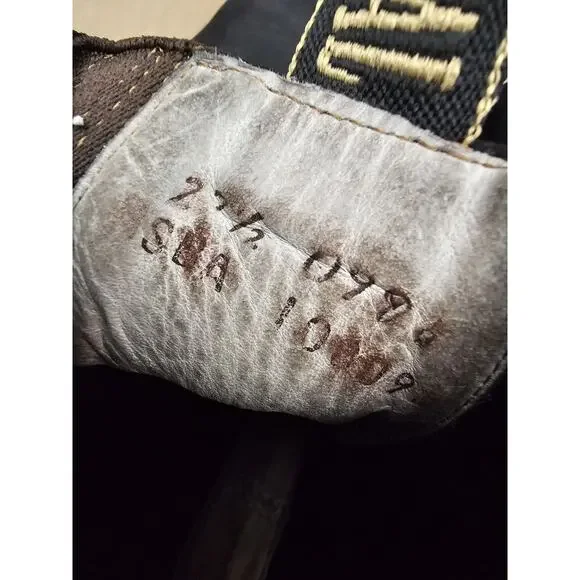 Semental Rancho Mens Black Western Chelsea Boots Leather Rodeo Square Toe 27.5 9